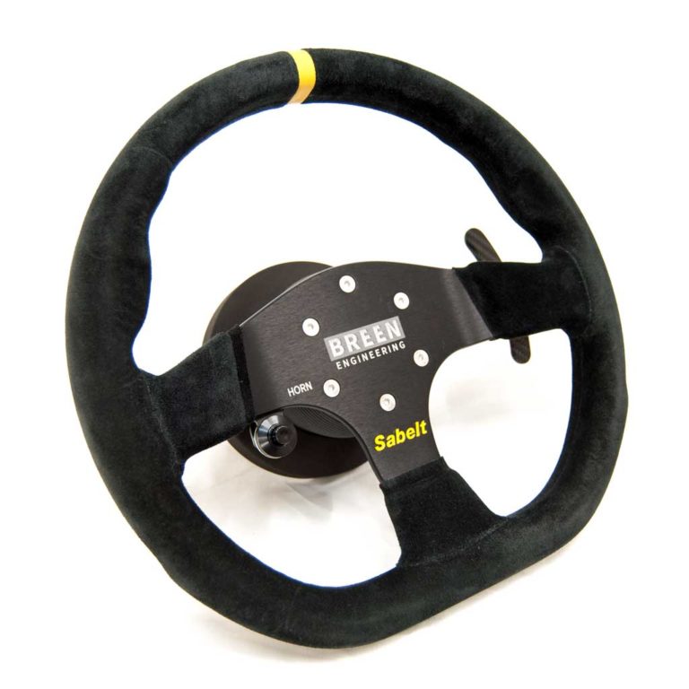 black Breen Engineering Alfa Romeo 4C Racing Steering Wheel